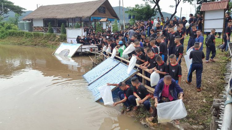 โครงการปล่อยปลาเพื่อทำบุญช่วงเทศกาลเข้าพรรษา